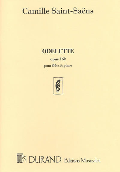 オデレット Op.162（抒情的小品）（フルートソロ）／Odelette Op. 162