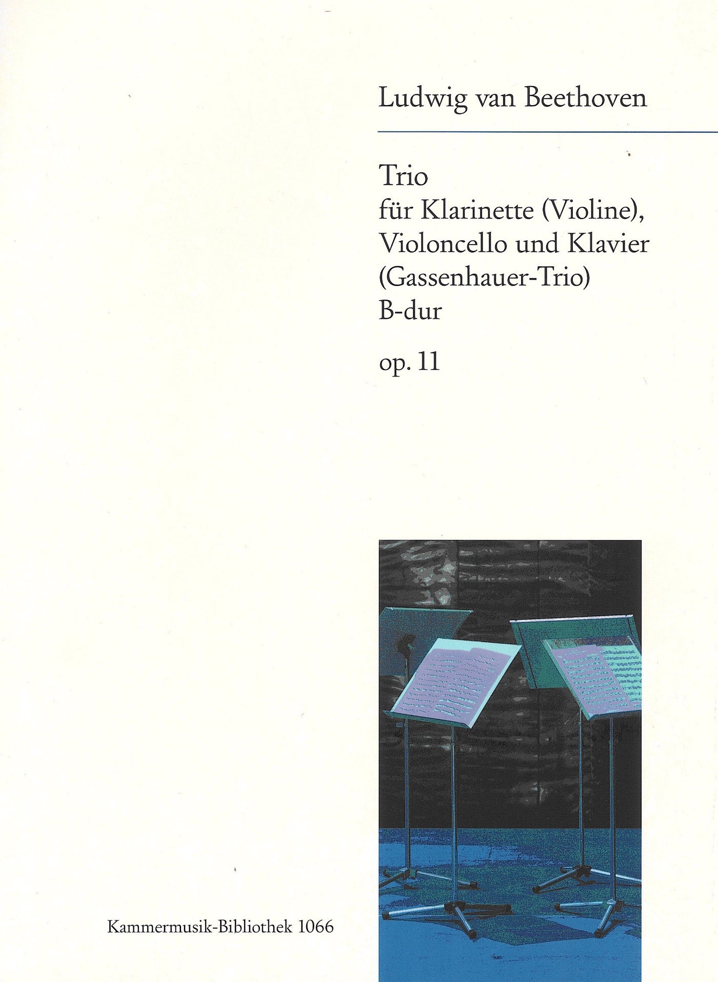 3重奏曲 変ロ長調 Op.11 「街の歌」（管弦打3重奏）／Piano Trio in Bb Major Op. 11 (Gassenhauer-Tio)