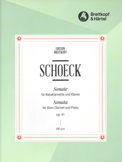バス・クラリネット・ソナタ 作品41（バスクラリネットソロ）／Bass Clarinet Sonata Op. 41