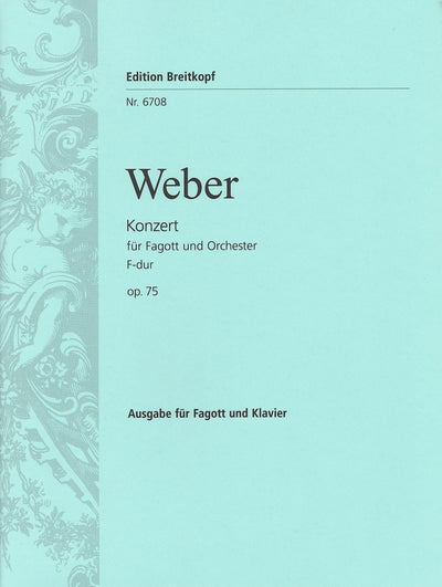 ファゴット協奏曲 ヘ長調 Op.75（ファゴットソロ）／Bassoon Concerto Op. 75