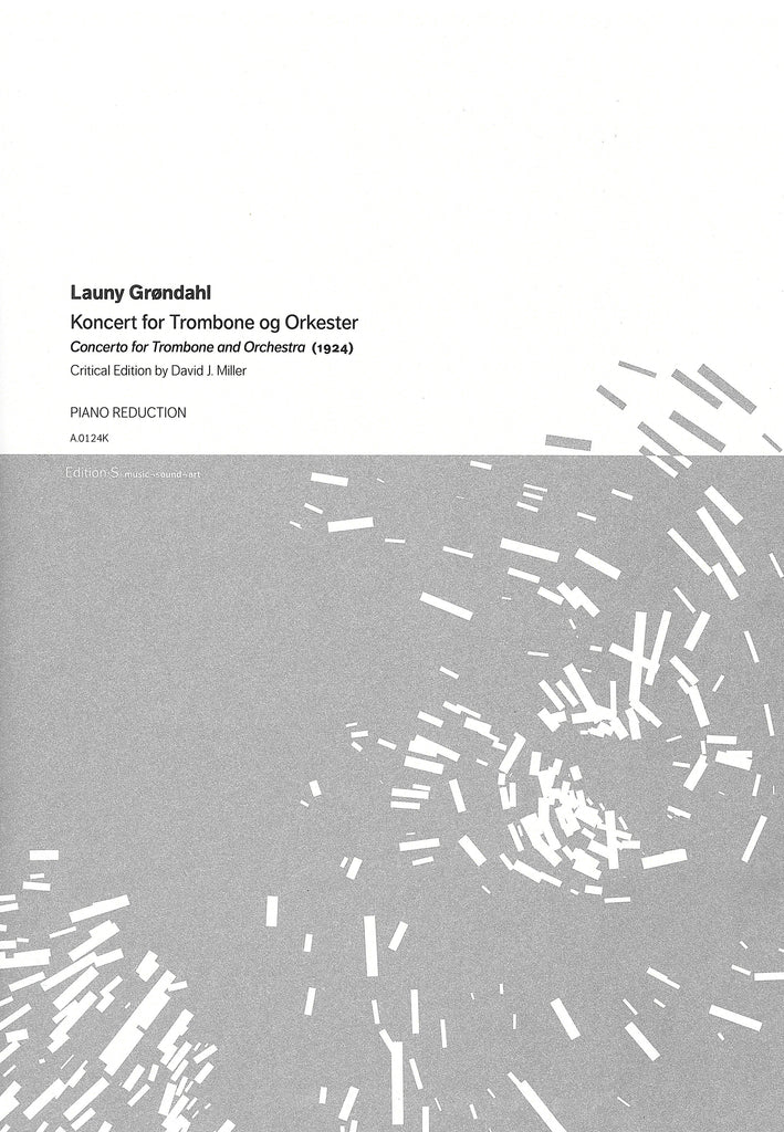 Launy Grøndahl トロンボーン協奏曲 ピアノリダクション ED23】グレンダール：トロンボーン協奏曲＜トロンボーン