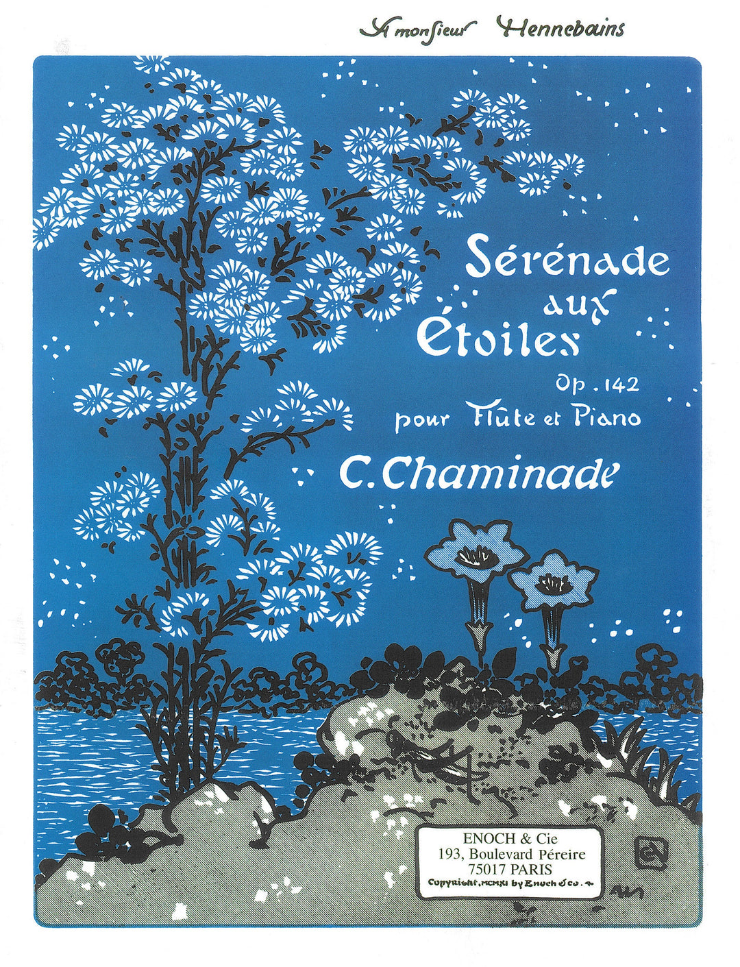 星のセレナード Op.142 （Flute & Piano）／Serenade aux Etoiles Op