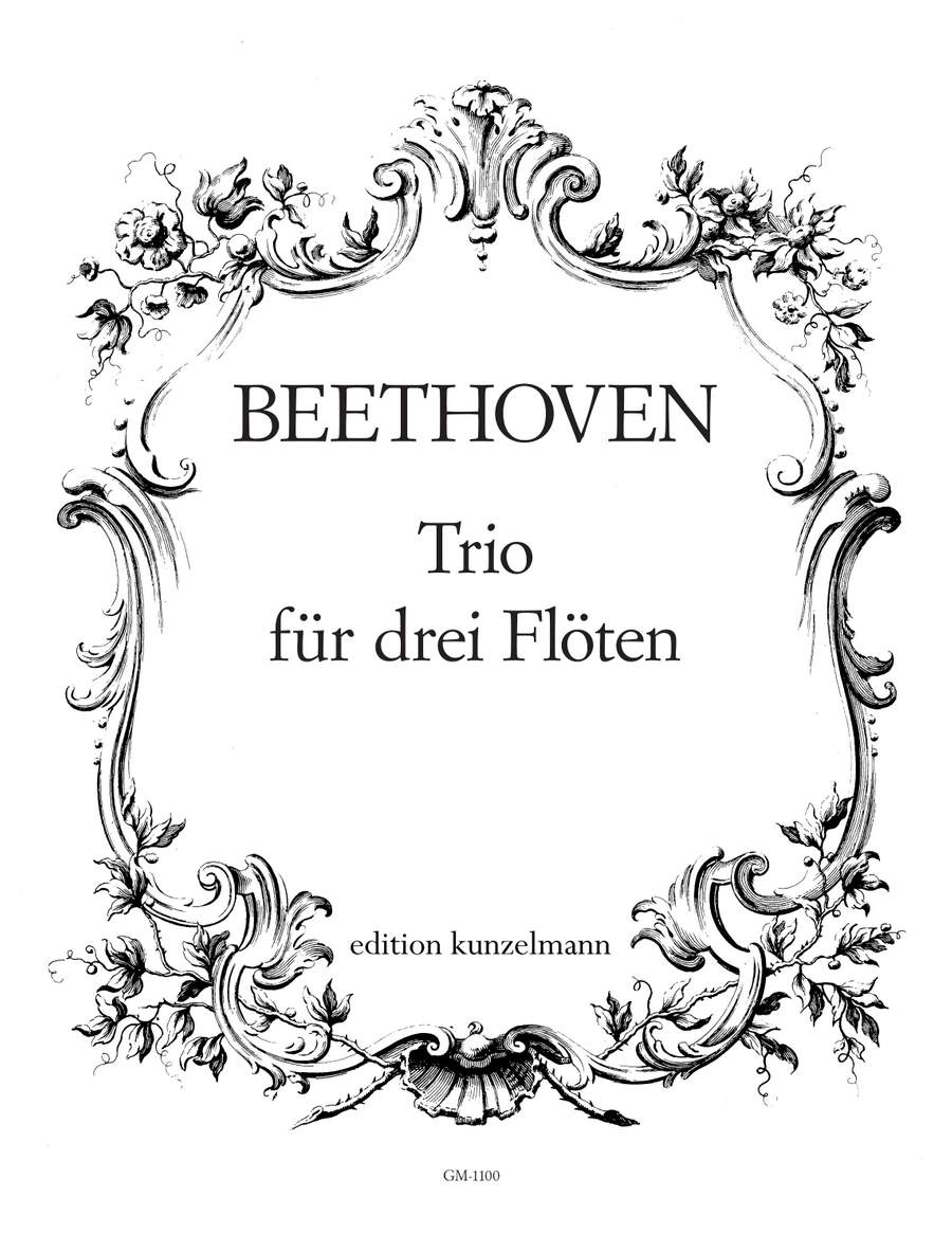 3重奏曲（ト長調）（フルート3重奏）／Trio for 3 Flutes