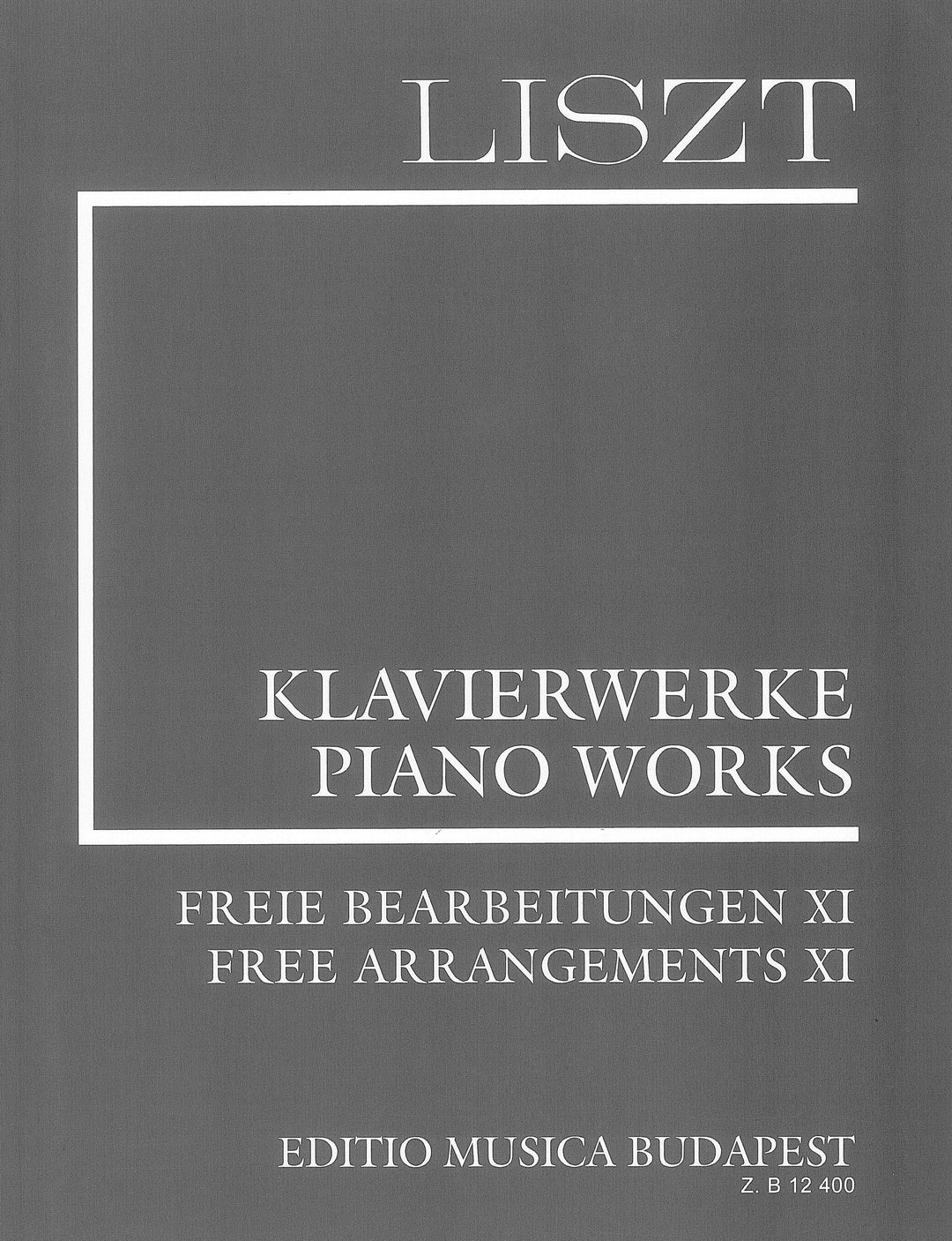 LISZT/独奏用改編曲集ⅠX 新リスト全集シリーズⅡ/24 EMB LISZT/独奏用改編曲集ⅠX 新リスト全集シリーズⅡ/24 EMB