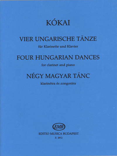 4つのハンガリー舞曲（クラリネットソロ）／Four Hungarian Dances (Clarinet & Piano)