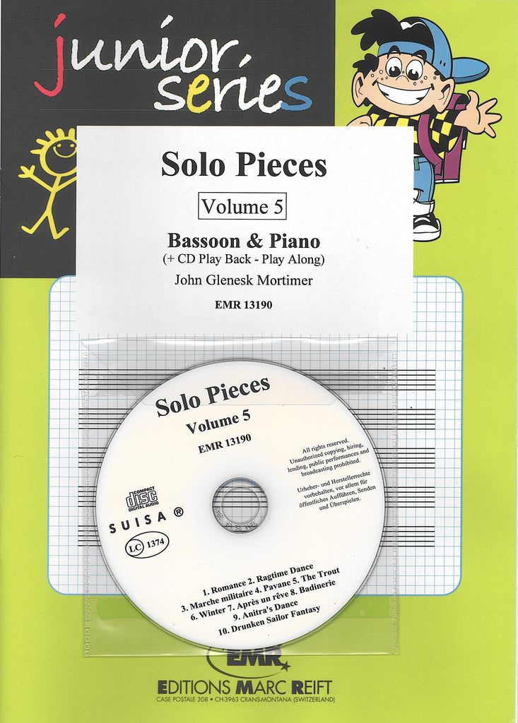 ファゴットのためのソロ曲集 第5巻（ファゴットソロ）／Solo Pieces
