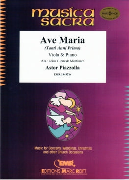 アヴェ・マリア（ヴィオラソロ）／Ave Maria (Tanti Anni Prima) (Viola & Piano)