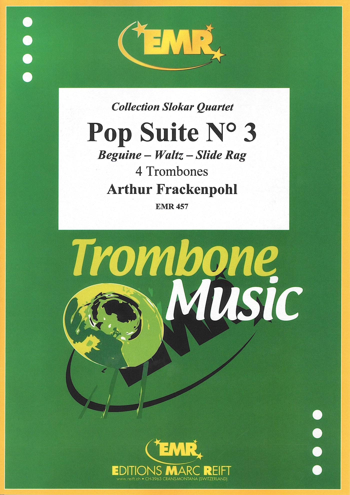 ポップ組曲 No.3 ポップ組曲第3番（トロンボーン4重奏）／Pop Suite No. 3 (Trombone Quartet)