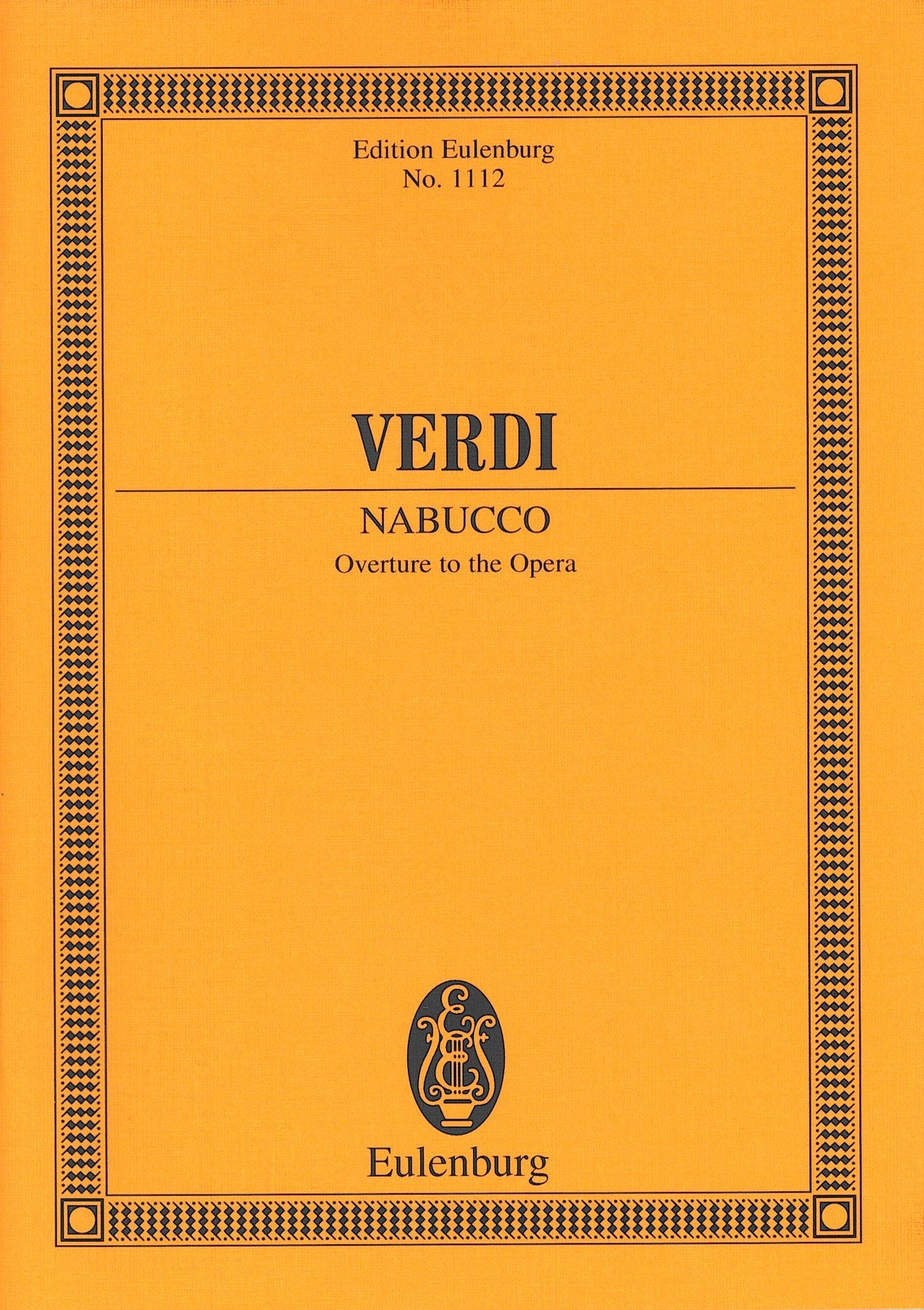 「ナブッコ」序曲（スタディスコア）／Nabucco Overture (Study Score)