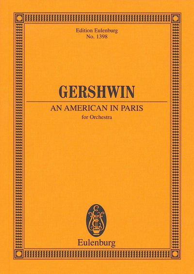 パリのアメリカ人（スタディスコア）／An American in Paris (Orch. Study Score)