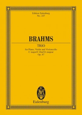 ピアノ3重奏曲 第2番 ハ長調 Op.87（スタディスコア）／Piano Trio in C Major Op. 87 (Study Score)