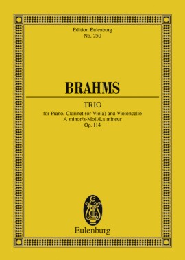 クラリネット3重奏曲 イ短調 Op.114（スタディスコア）／Trio in A Minor Op. 114