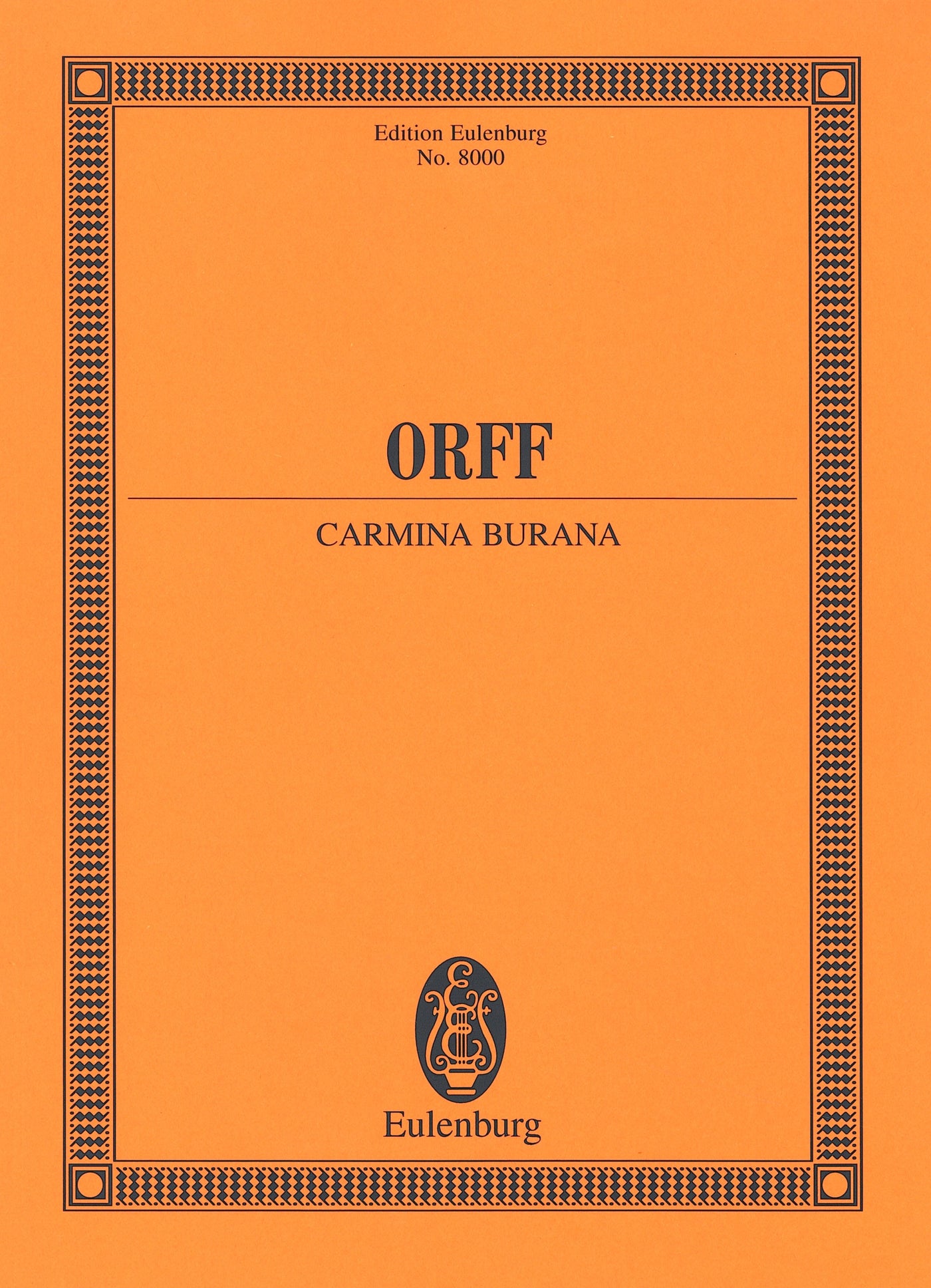 カルミナ・ブラーナ（スタディスコア）／Carmina Burana (Orch. Study Score)