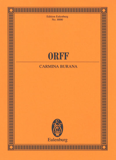 カルミナ・ブラーナ（スタディスコア）／Carmina Burana (Orch. Study Score)