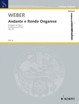 アンダンテとハンガリー風ロンド Op.35（ファゴットソロ）／Andante and Hungarian Rondo Op. 35