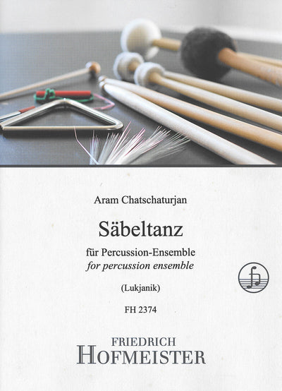 剣の舞 （打楽器5重奏）／Sabeltanz (Sabre Dance) (Perc. Ensemble)