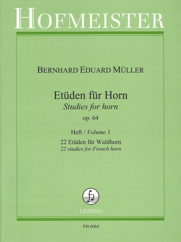 ホルンのための34の練習曲 作品64 第1巻（ホルン）／Etuden fur Horn