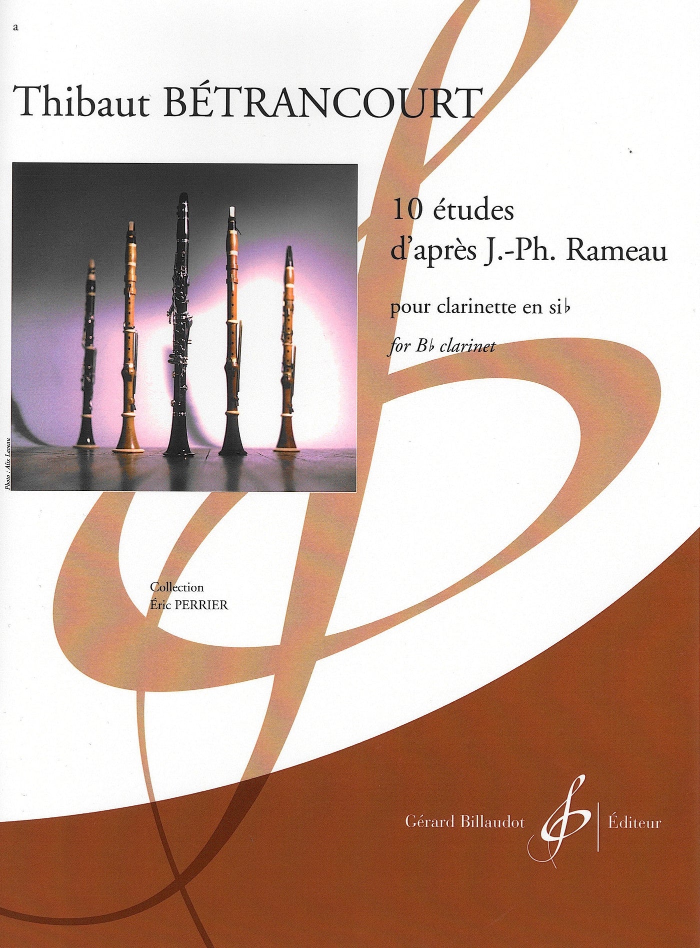 ラモーによる10の練習曲（クラリネット）／10 Etudes d'Apres Jean-Philippe Rameau