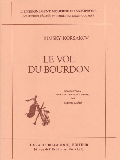 熊蜂の飛行（サックス4重奏）／Le Vol du Bourdon (Saxophone Quartet)