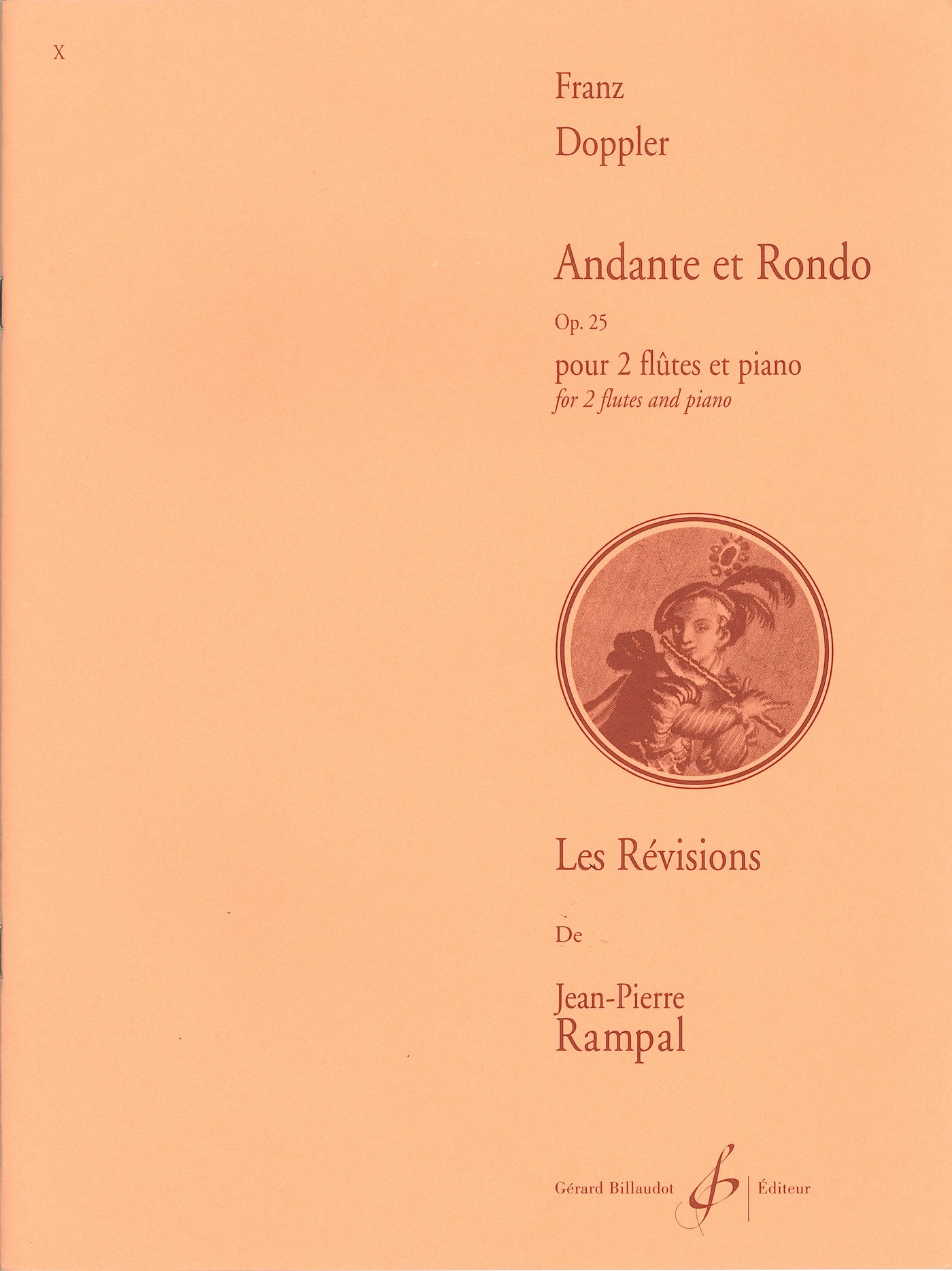 アンダンテとロンド Op.25（フルートデュエット）／Andante et Rondo Op. 25