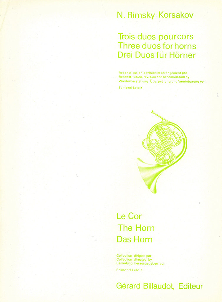 3つの2重奏曲（ホルンデュエット）／3 Duos (Horn Duet) – ウィンズスコア