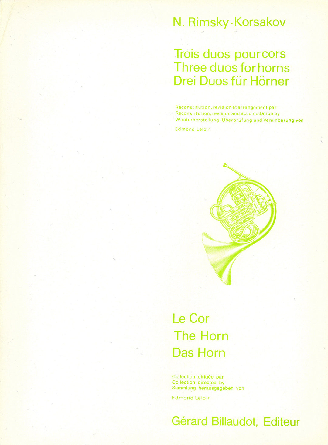 3つの2重奏曲（ホルンデュエット）／3 Duos (Horn Duet) – ウィンズスコア