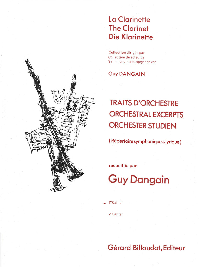 オーケストラスタディ集 第1巻（クラリネット）／Traits d'Orchestre