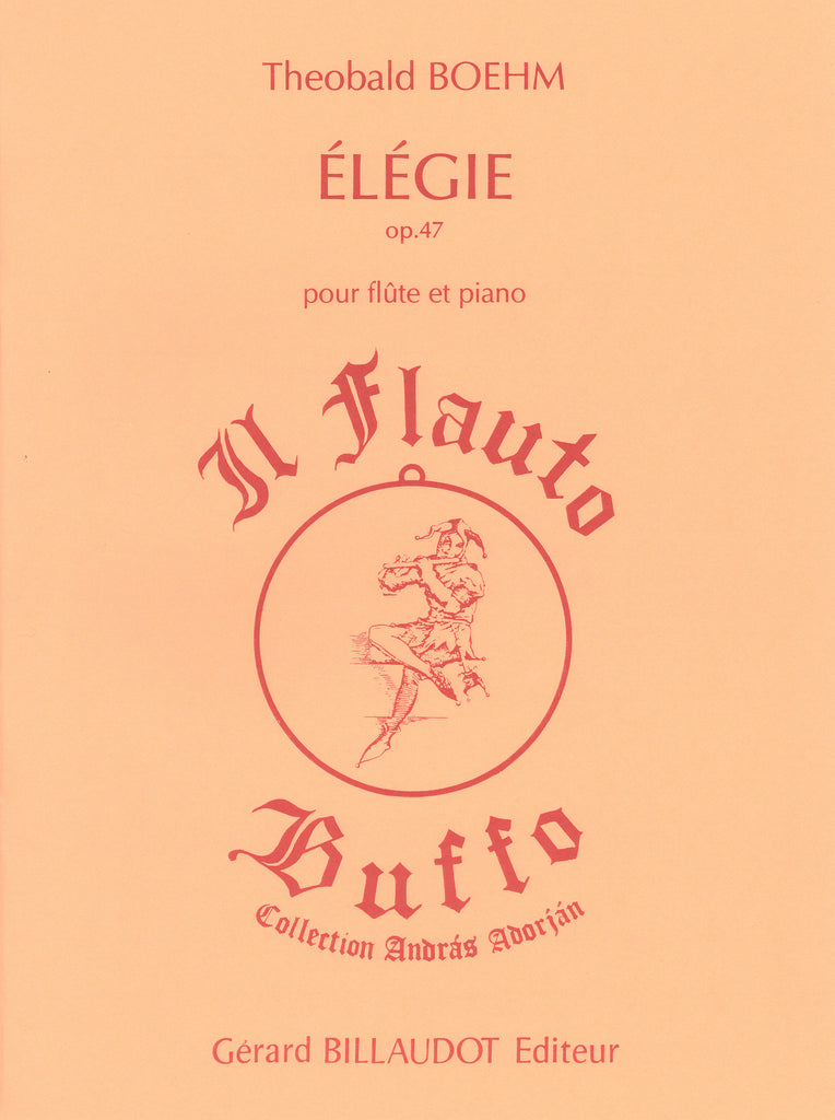 エレジー 作品47（フルートソロ）／Elegie Op.47 (Flute & Piano