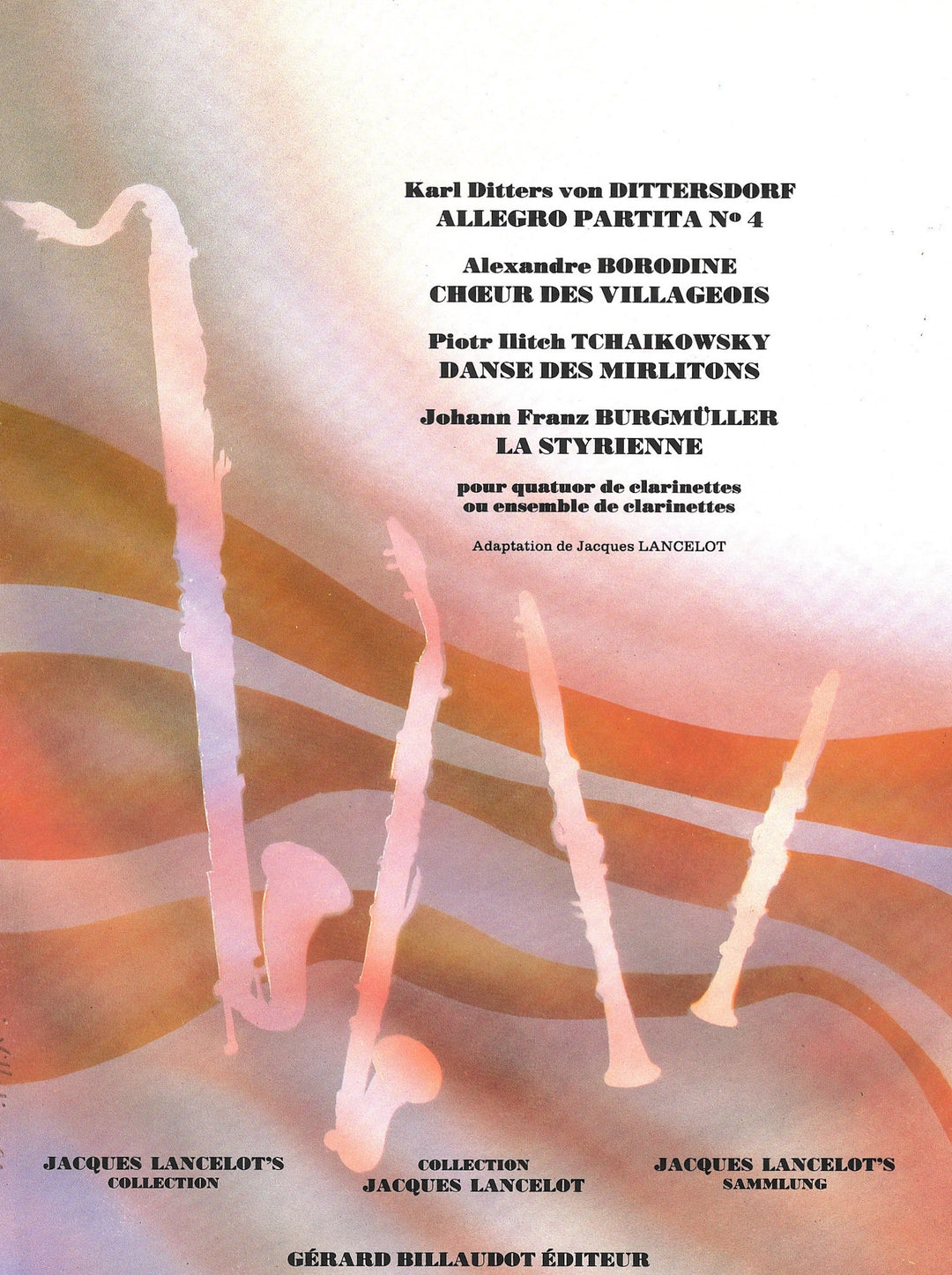 クラリネット4重奏曲集（クラリネット4重奏）／Allegro Partita No 4