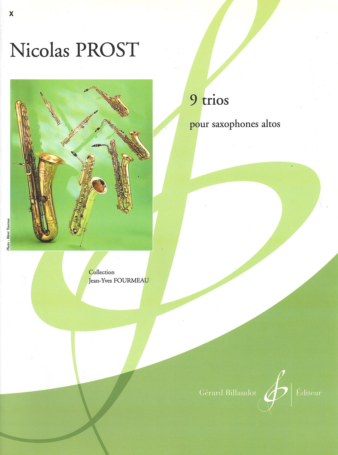 9つの3重奏曲集（アルトサックス3重奏）／9 Trios (Alto Saxophone