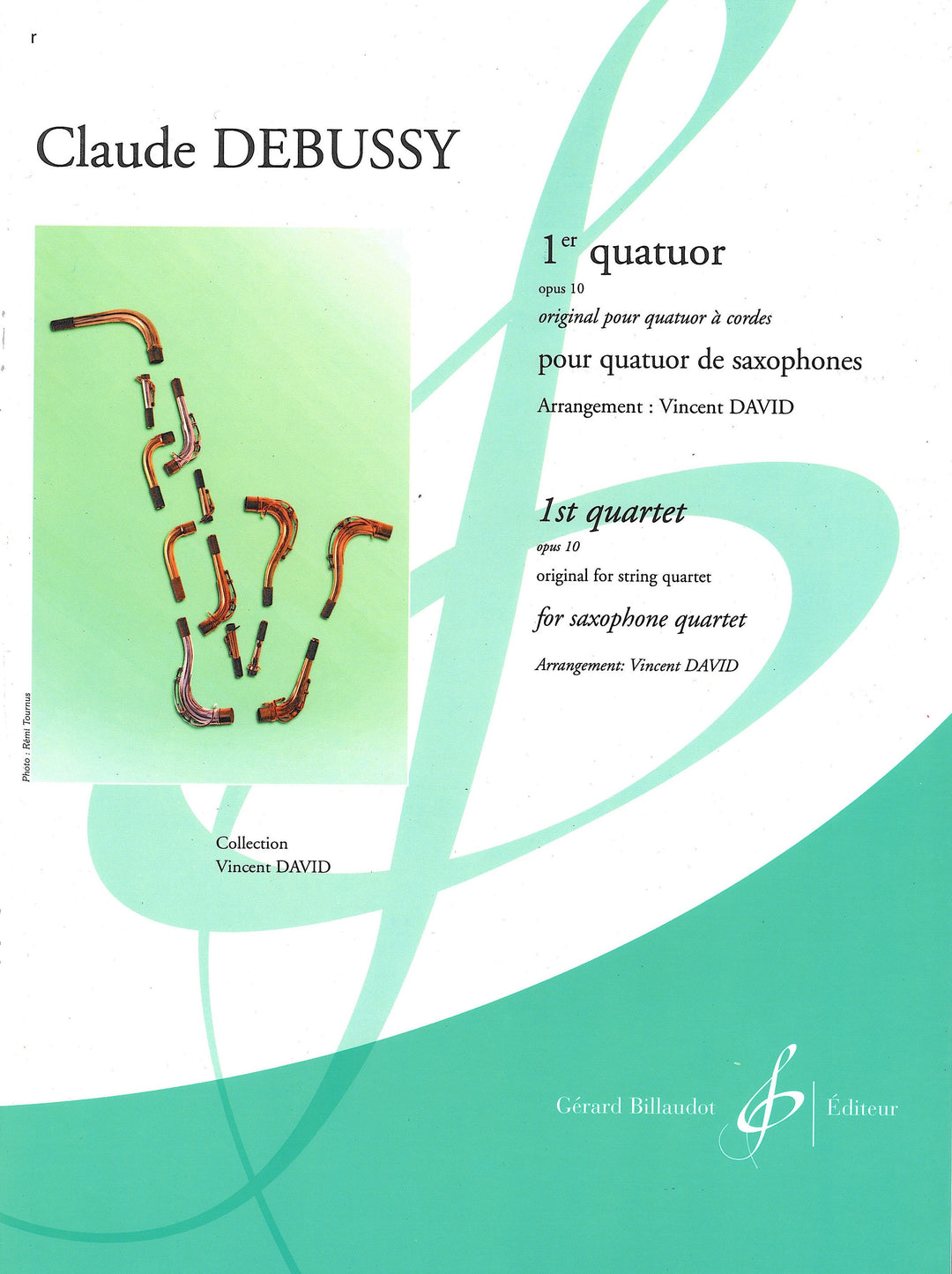 弦楽4重奏曲（サックス4重奏）／Premier Quatuor Op. 10 (Sax Quartet