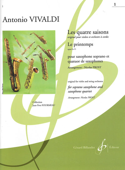 四季より「春」（サックス5重奏）／Le Printemps (Les Quatre Saisons Op. 8 No. 1)