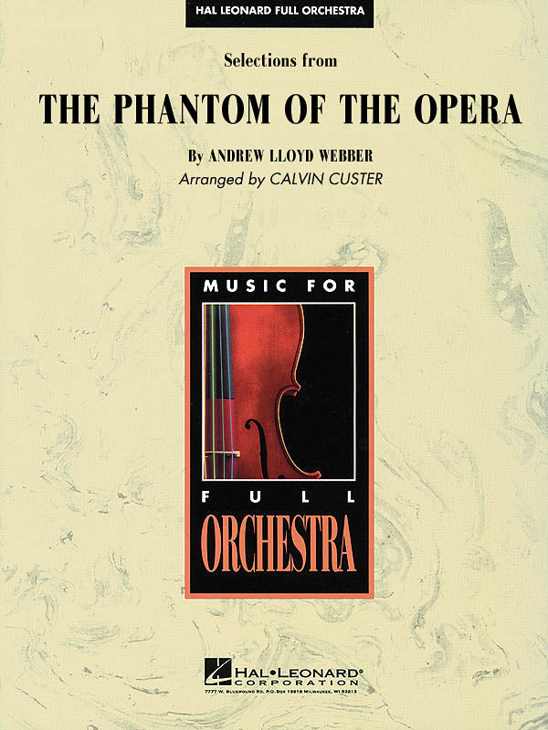 オペラ座の怪人 セレクション／Phantom of The Opera, Selections from