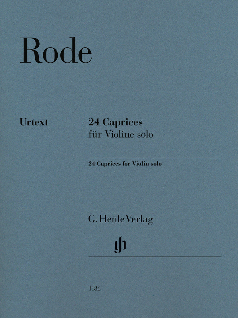 ローデ：24のカプリス（Violin.ソロ）／24 Caprices - Pierre Rode