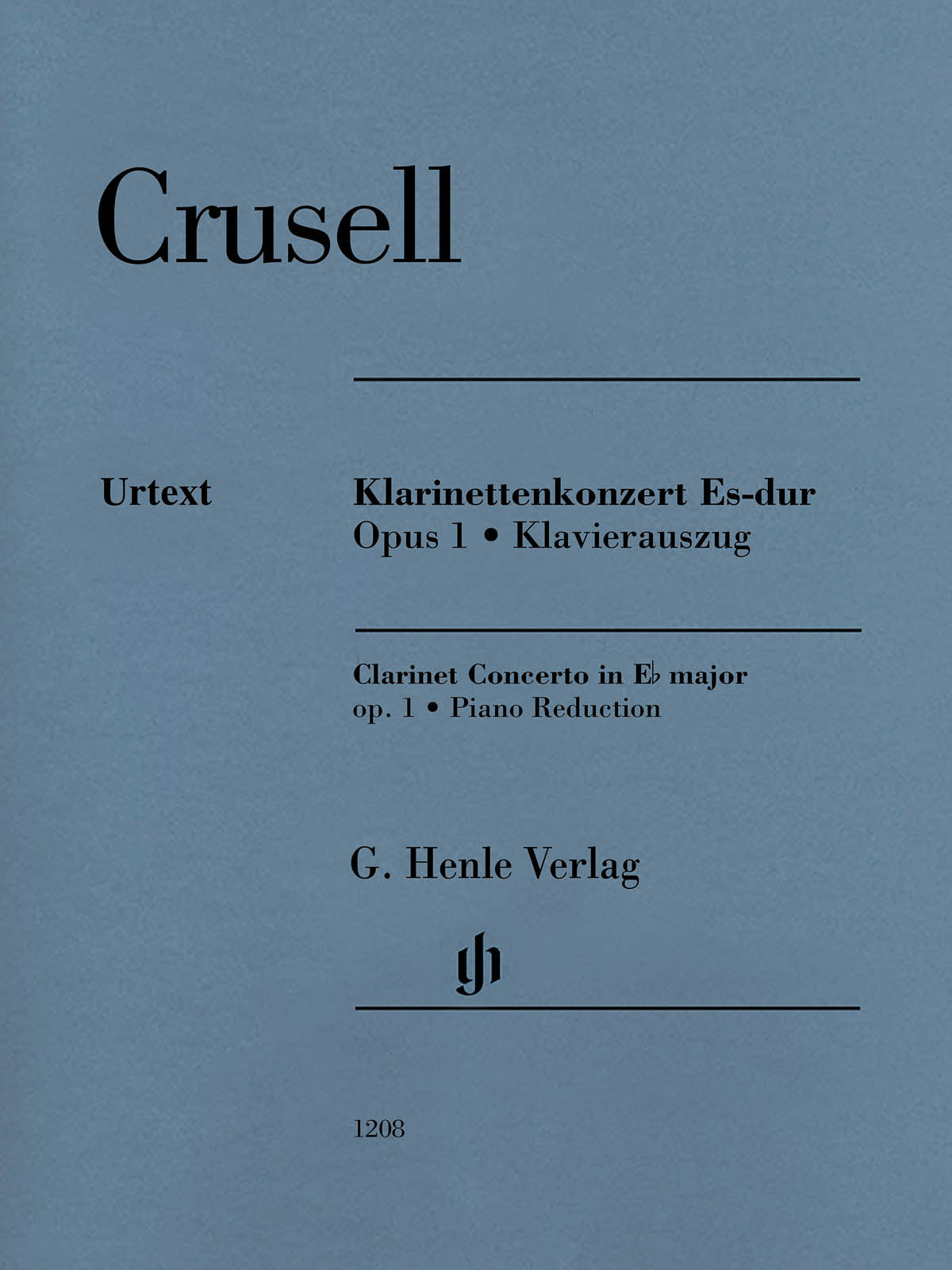 クラリネット協奏曲 第1番 変ホ長調 Op.1（クラリネットソロ）／Clarinet Concerto in Eb Major Op. 1