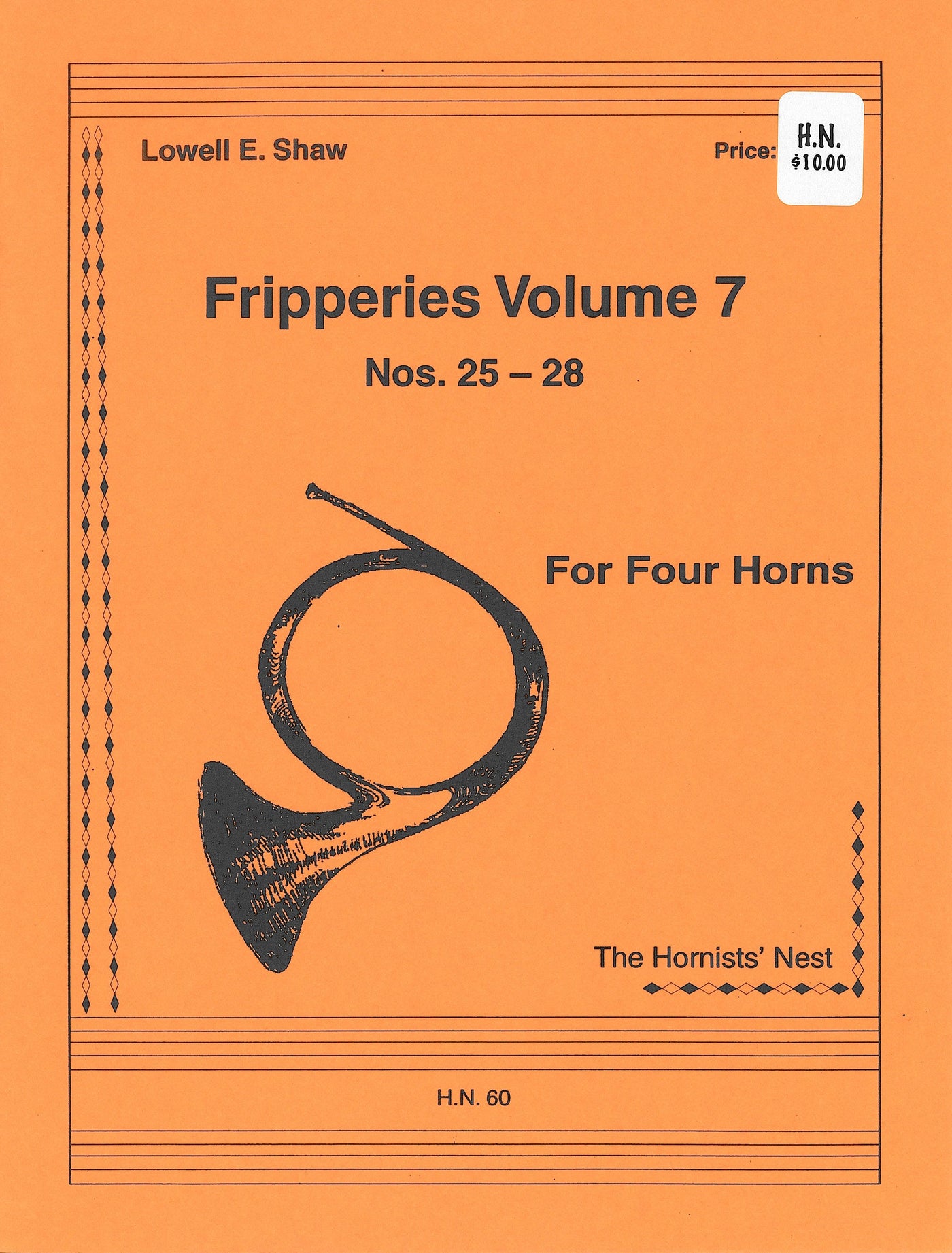 フリッパリーズ 第7巻（25-28番）（ホルン4重奏）／Fripperies Volume 7 (Horn Quartet)