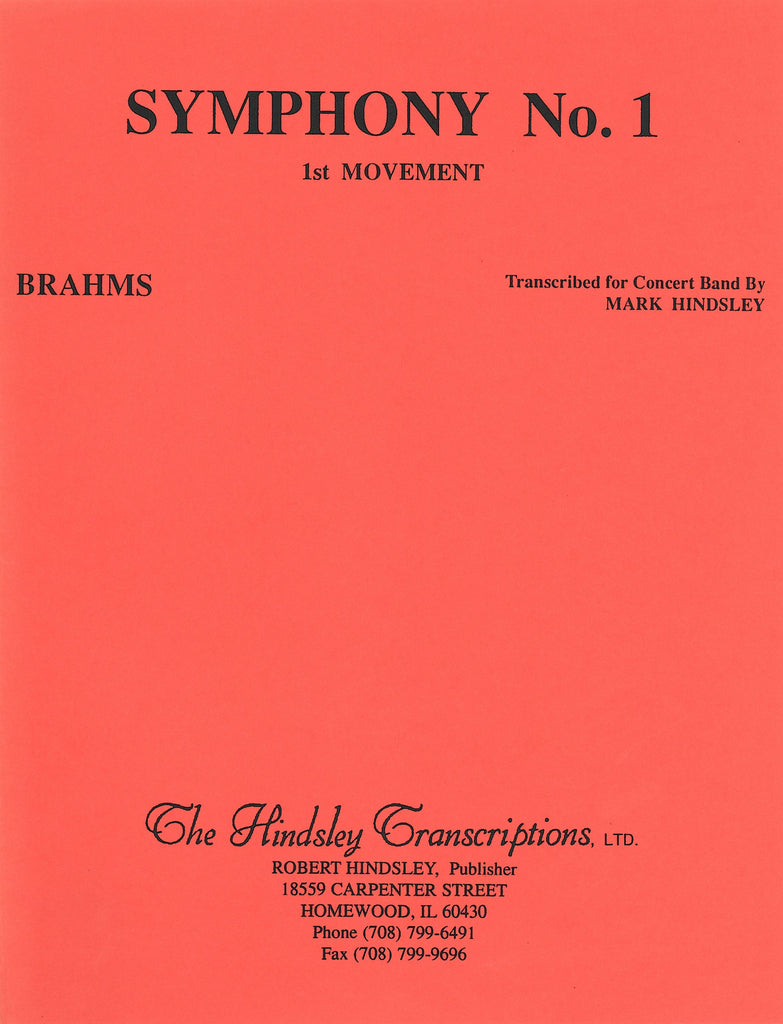 交響曲 第1番 第一楽章／Symphony No. 1 - 1st Movement (Brahms