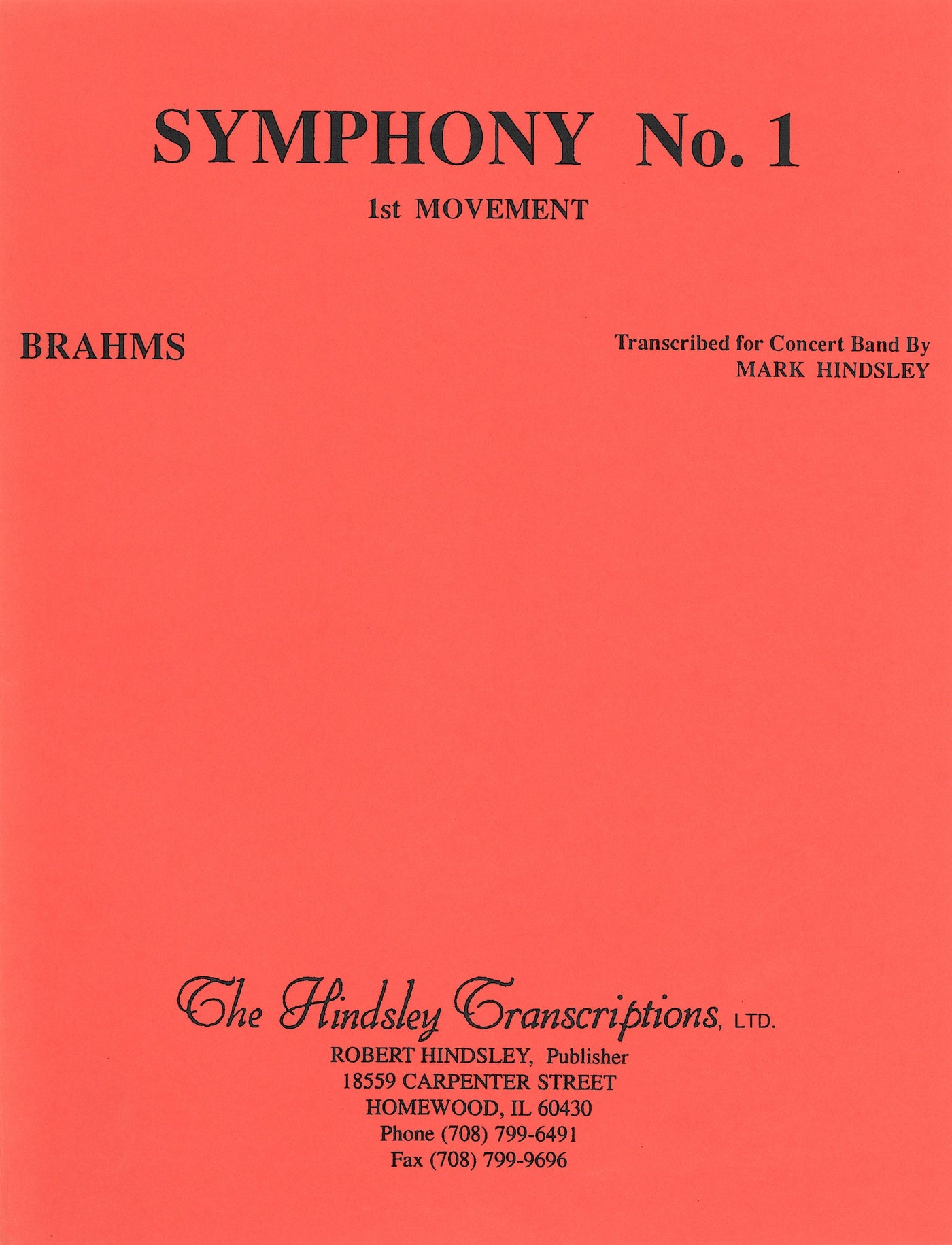 交響曲 第1番 第一楽章／Symphony No. 1 - 1st Movement (Brahms)