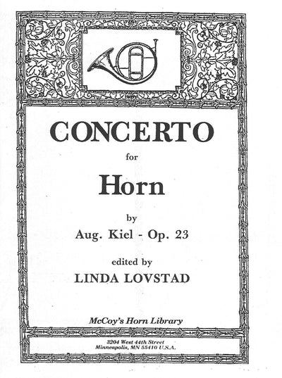 ホルン協奏曲 Op.23（ホルンソロ）／Horn Concerto Op. 23 (Kiel) (McCoy's Horn Library)