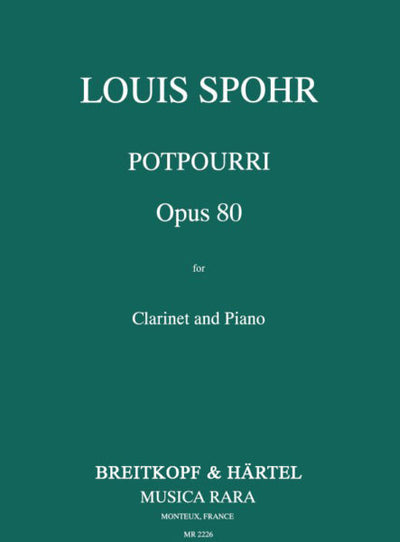 ポプリ Op.80（クラリネットソロ）／Potpourri Op. 80