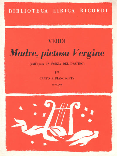 あわれみ深い聖母様 （歌劇「運命の力」より）（高声用）／Madre, Pietosa Vergine (from La Forza del Destino)
