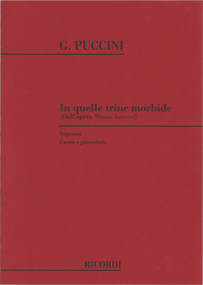 この柔らかなレースの中で（歌劇「マノン・レスコー」より）／In Quelle Trine Morbide (from Manon Lescaut)