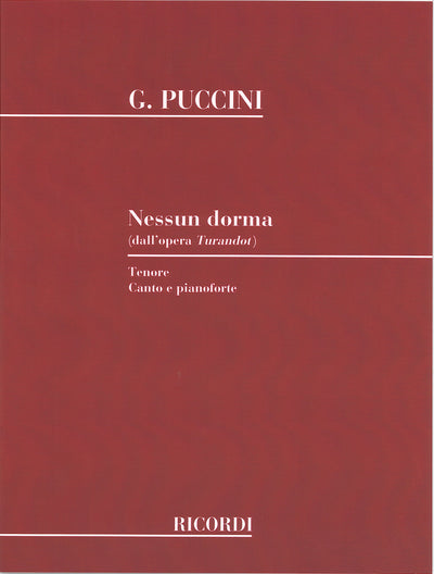 誰も寝てはならぬ（歌劇「トゥーランドット」より）（声楽）／Nessun dorma (from Turandot) (Tenor)