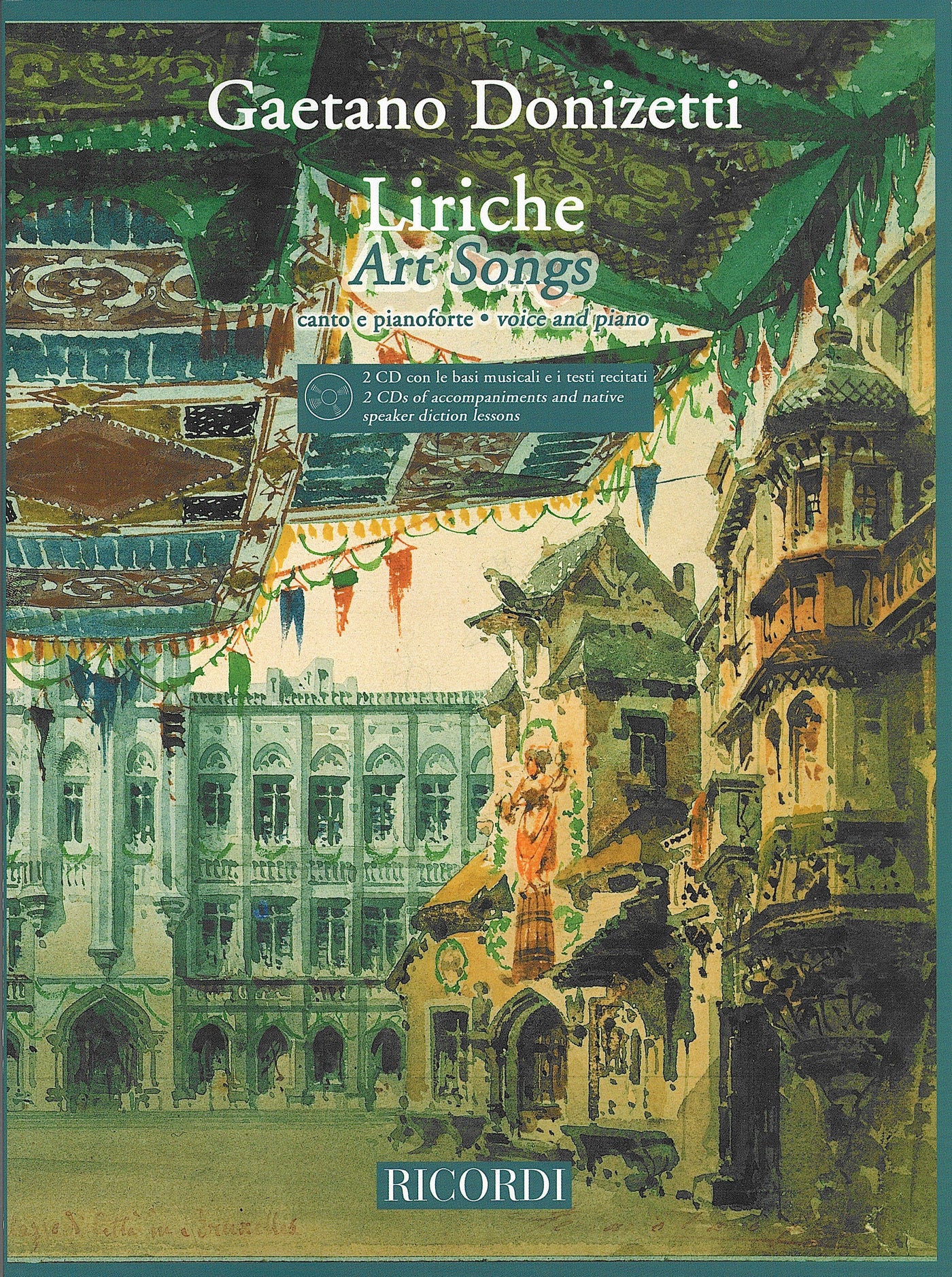 16の歌曲集 （CD2枚付）（Voice & Piano）／Liriche (Art Songs)