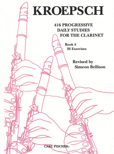 416の漸進的練習曲 第4巻（26の練習）（クラリネット）／416 Progressive Daily Studies Book IV (Clarinet)