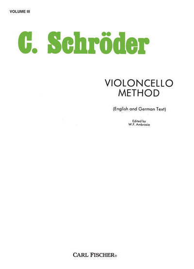 チェロ教本 第3巻（チェロ）／Violoncello Method Volume 3