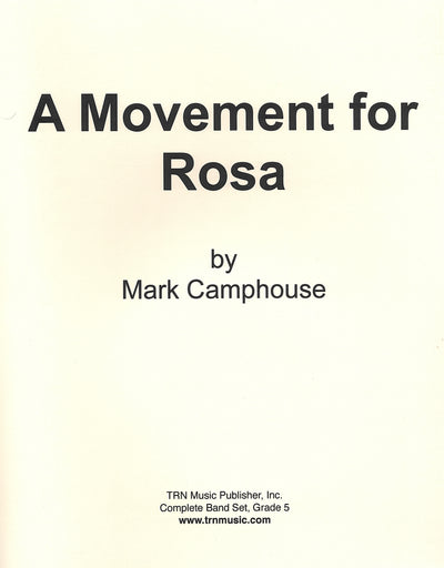 ローザのための楽章／A Movement for Rosa