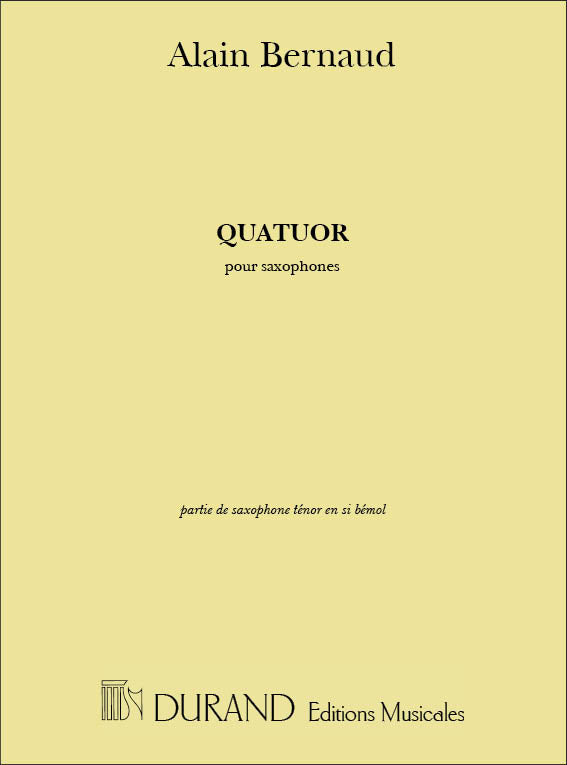 サクソフォン四重奏曲／QUATUOR - Saxophone Quartet – ウィンズスコア