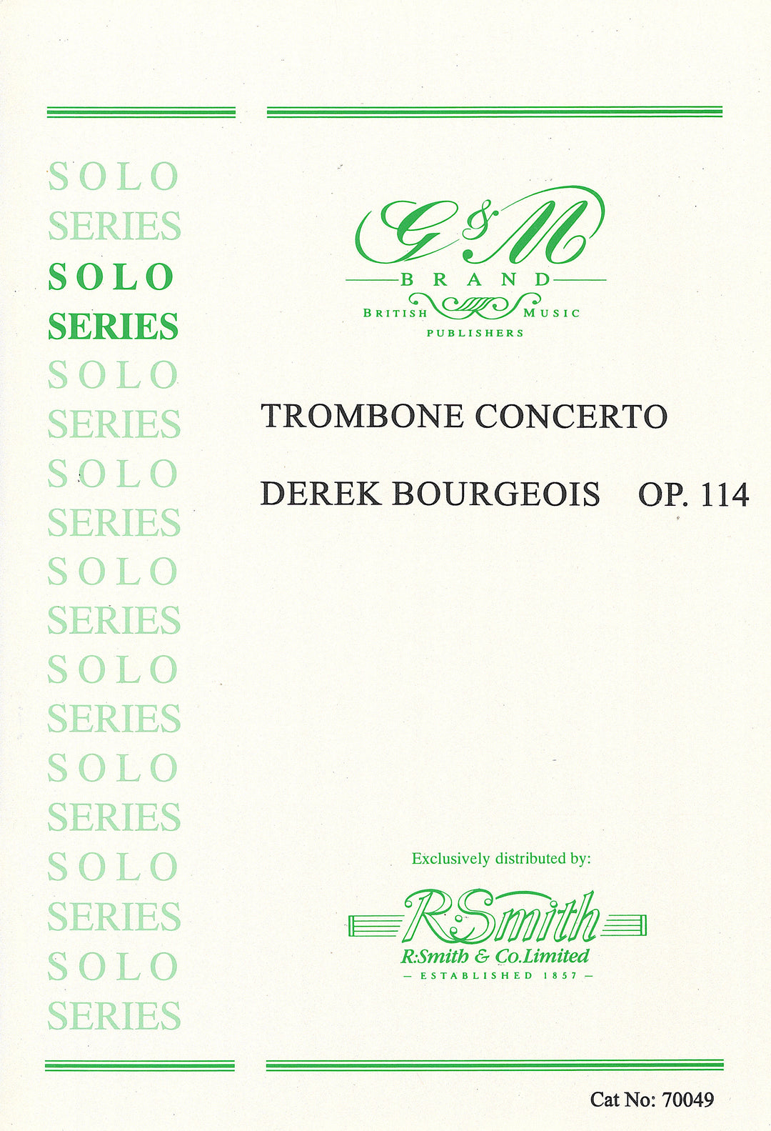 トロンボーン協奏曲（トロンボーンソロ）／Trombone Concerto Op 114