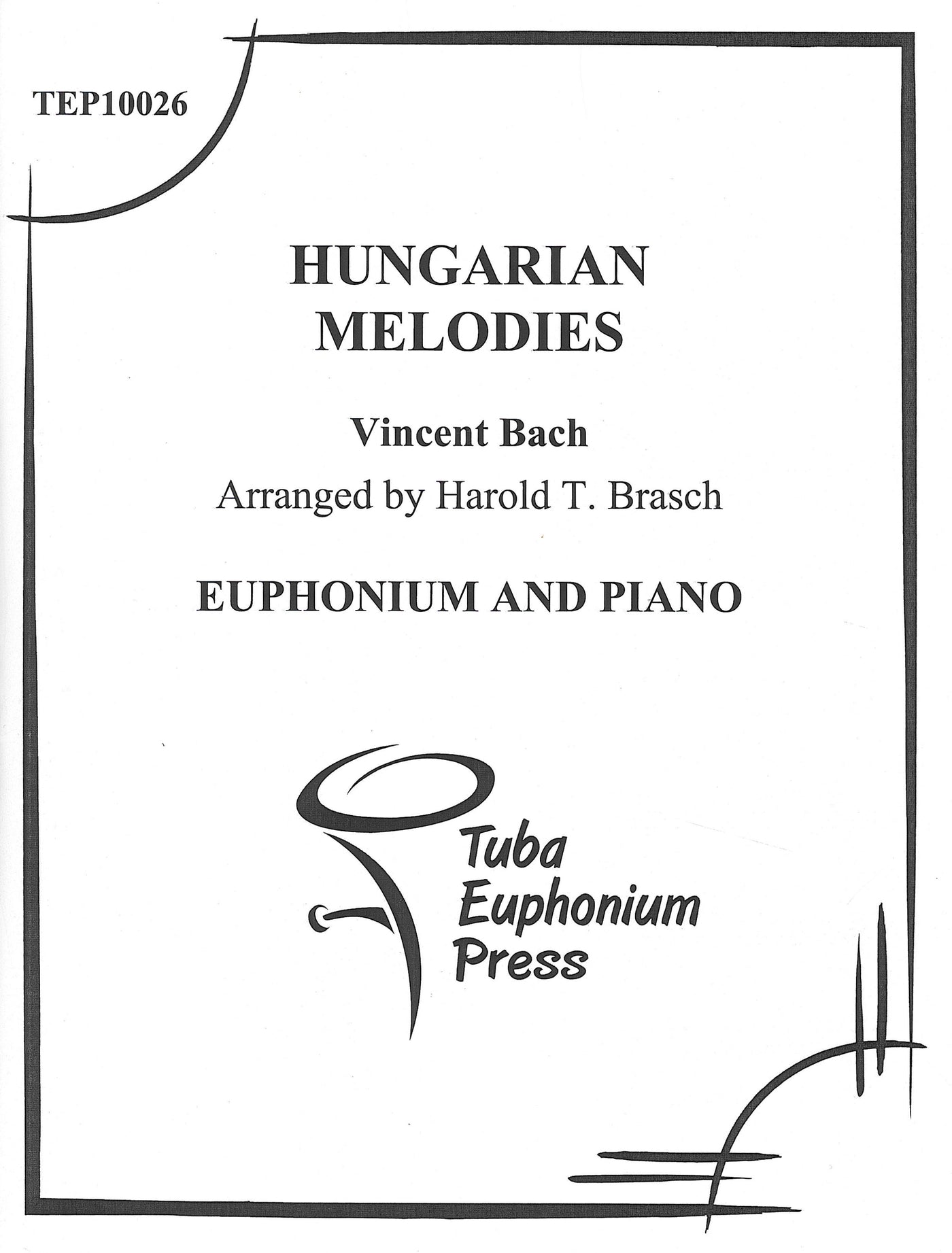 ハンガリアン・メロディ（ユーフォニアムソロ）／Hungarian Melodies (Euphonium & Piano)